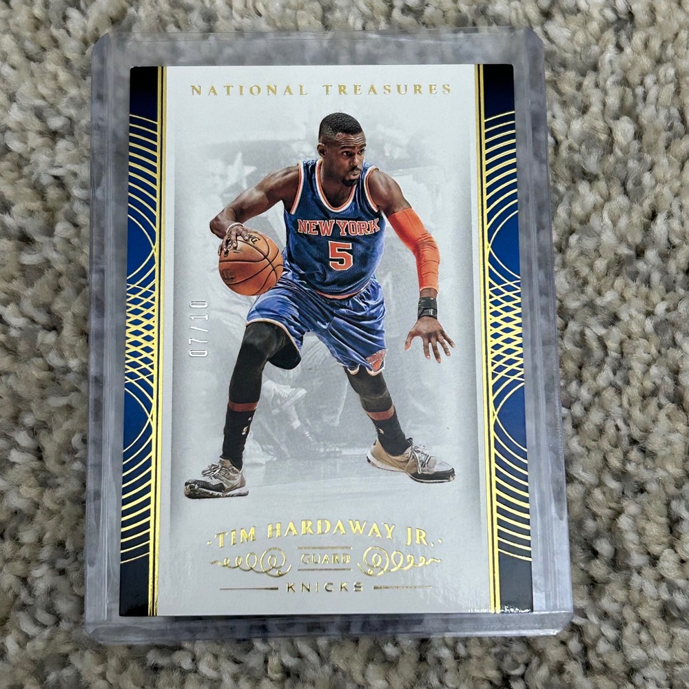 Panini Basketball Card Standard Blue Tim Hardaway Jr. National Treasures 07/10